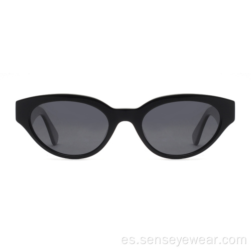 Mujeres UV400 Gafas de sol de acetato de ojo de gato Gafas de sol